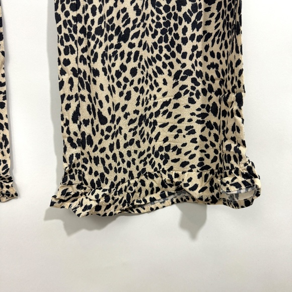 Salt Water Luxe Women’s Size Medium Cheetah Animal Print Rayon Pajama Set New - Picture 8 of 10
